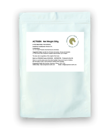 Package of ACTIGEN with a label on a white background