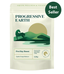 Progressive Earth Pro Hay Boost package with a scenic design and 'Best Seller' label.