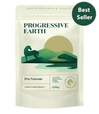 Progressive Earth Pro Veteran supplement package with scenic design and 'Best Seller' label.